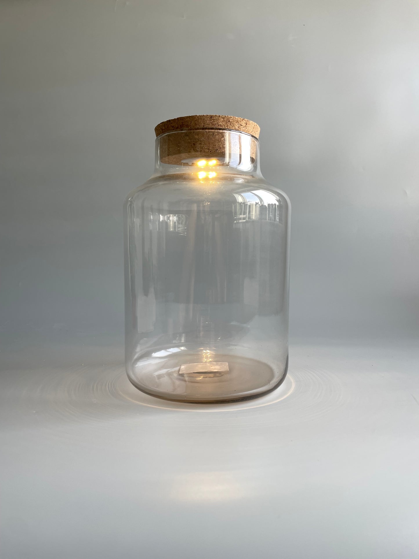 Light-up Terrarium Container - H: 25.5cm D: 17cm