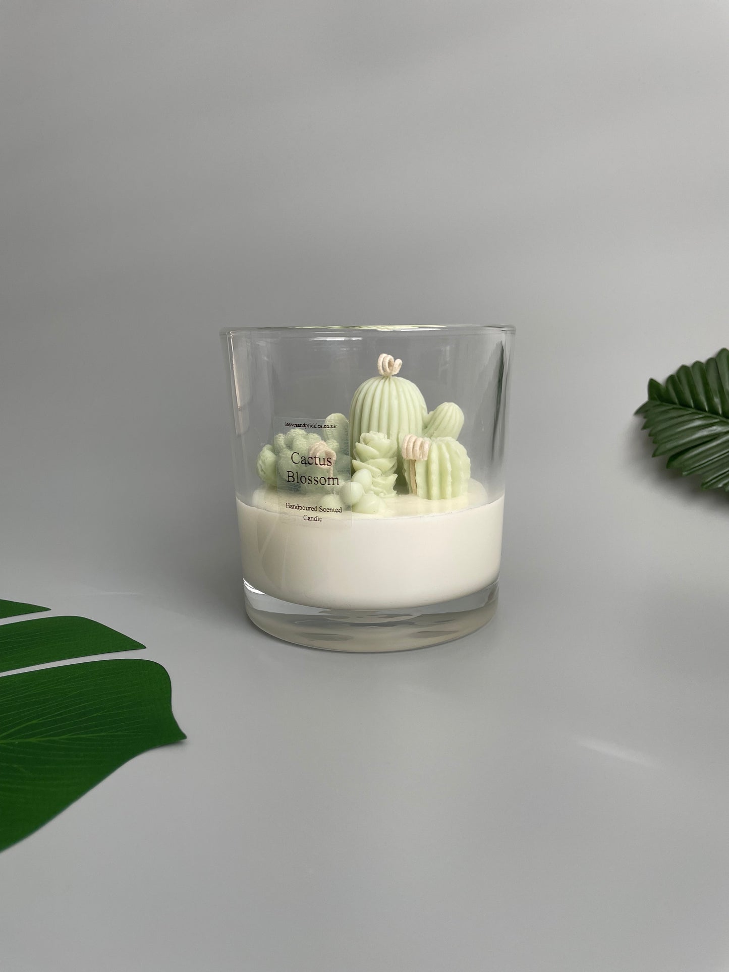 Handmade Terrarium Cactus Candle - Extra Large