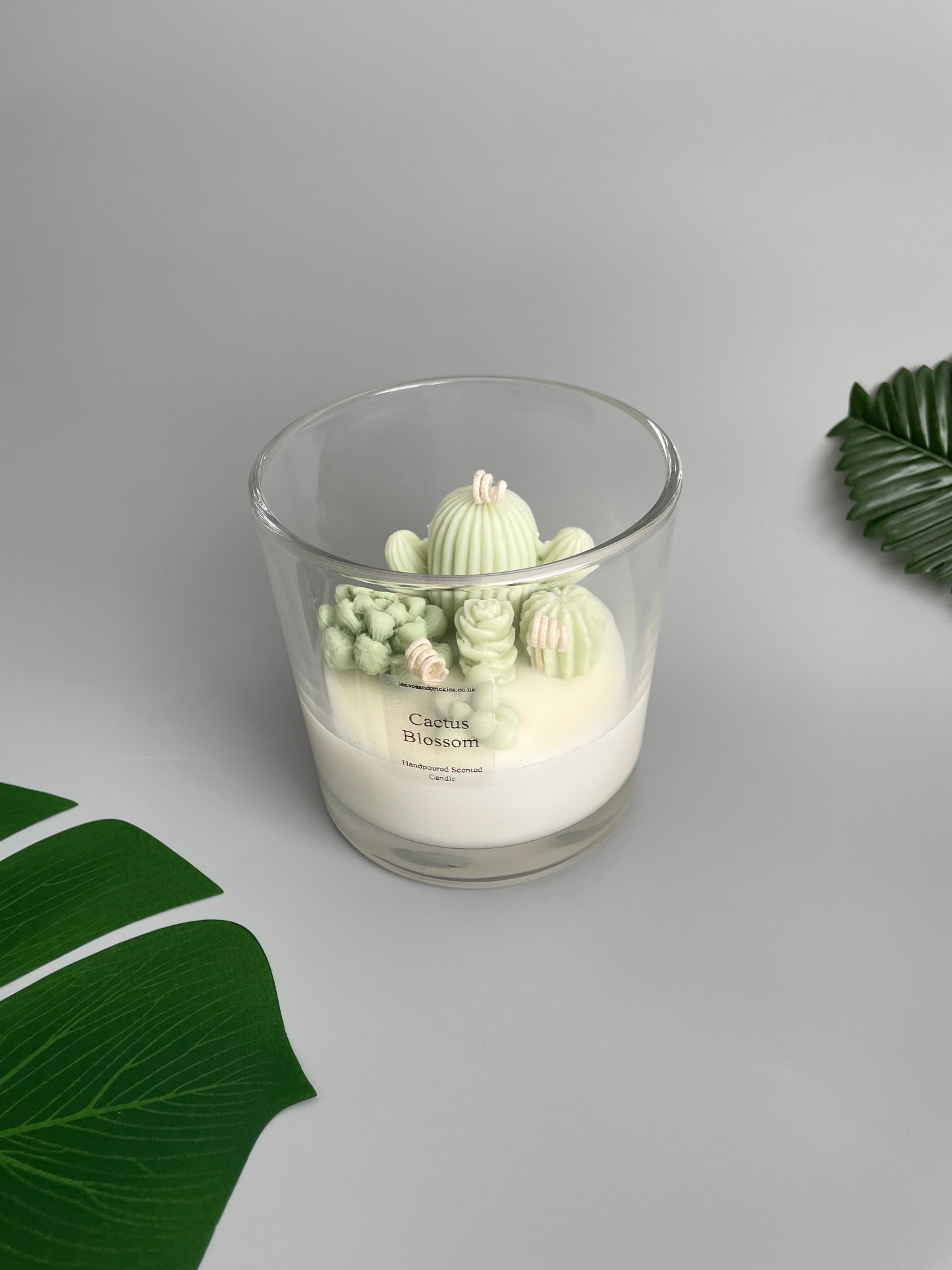 Handmade Terrarium Cactus Candle - Extra Large