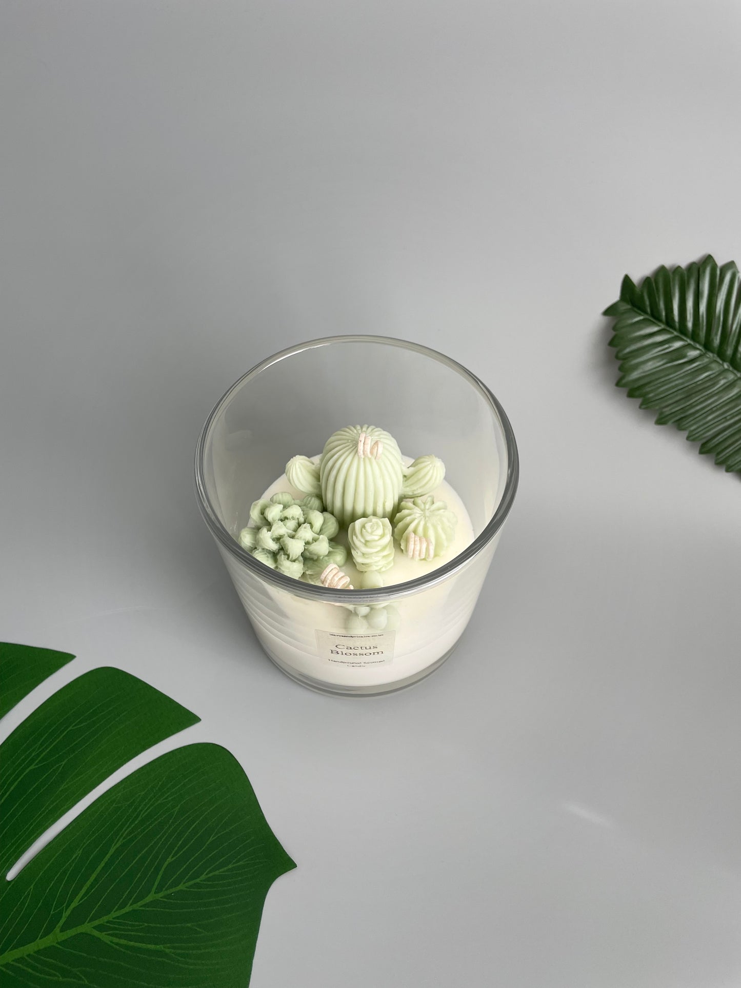 Handmade Terrarium Cactus Candle - Extra Large