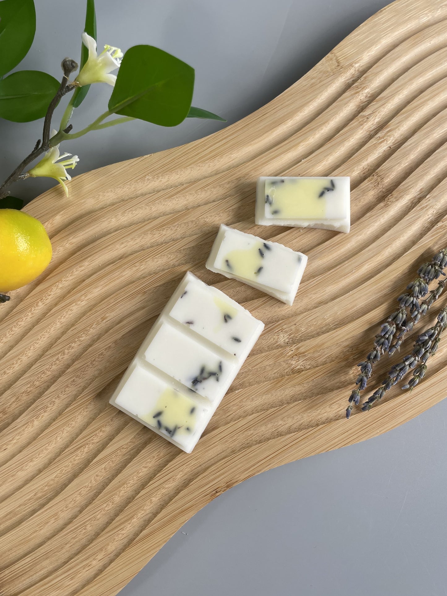 lemon and lavender soy wax melts