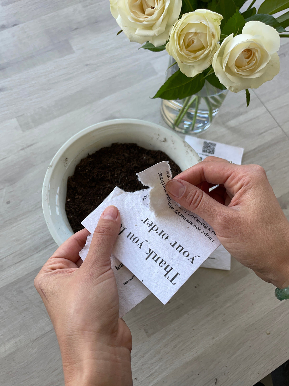 How to Plant Your Leaves and Prickles Seed Paper Card