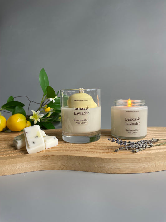 Lemon & Lavender Candles - New Summer Collection
