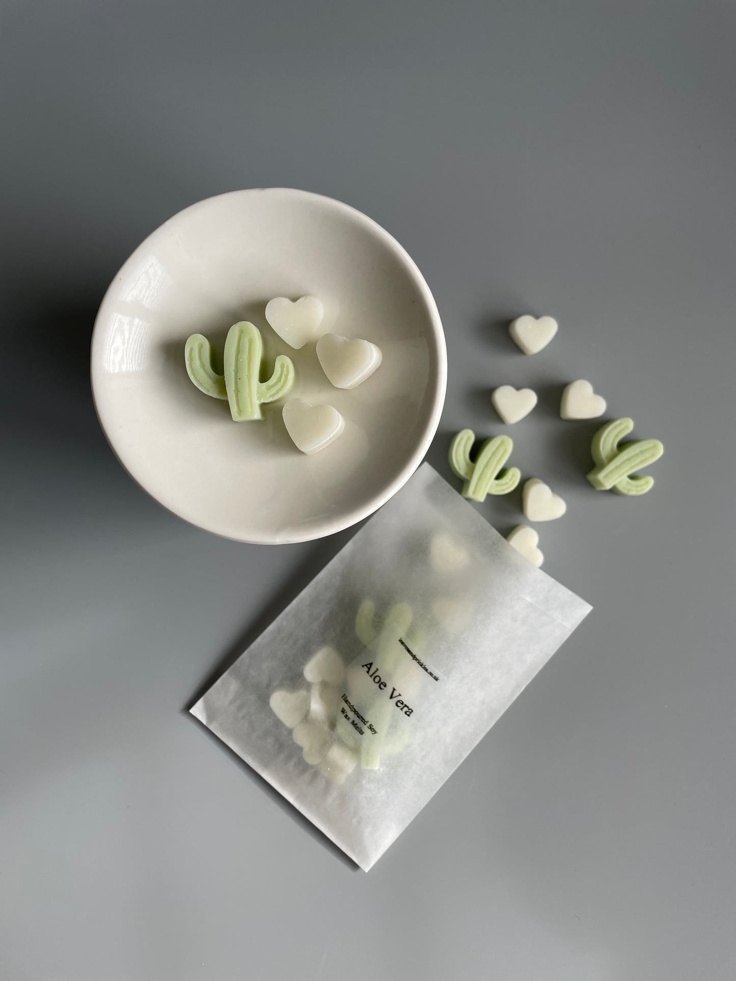 Cacti shaped wax melts - aloe vera