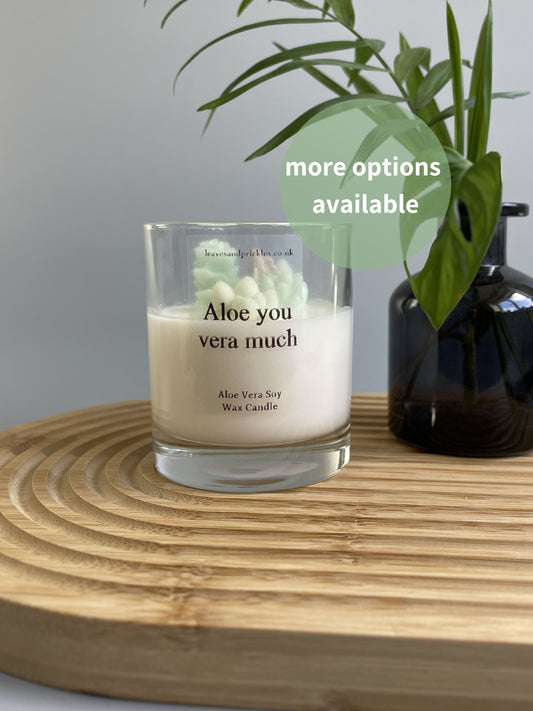For loved ones terrarium candle green