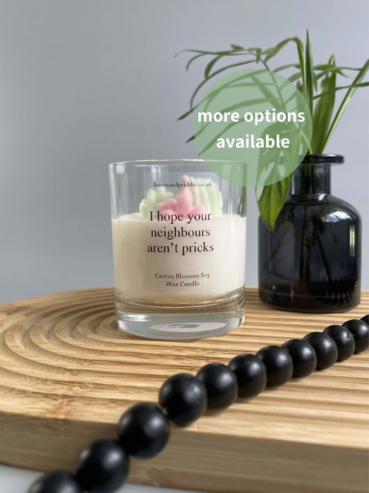 Housewarming candle gift