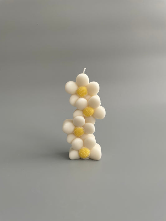 SALE WAS £7.99 NOW £3.99 Handmade Decorative Flower Candle
