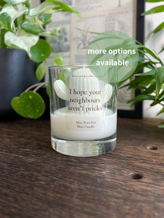 Handmade Cactus Candle - Housewarming Gift