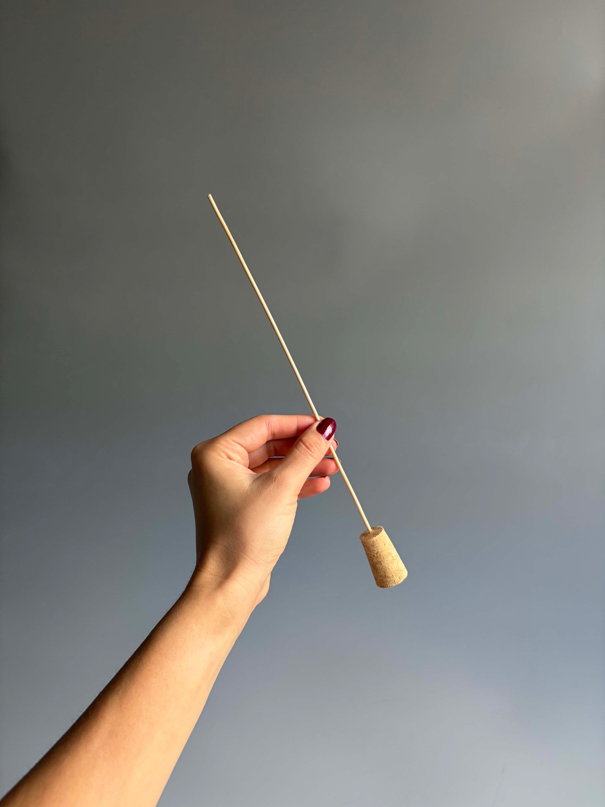 Cork tamper tool for terrarium making