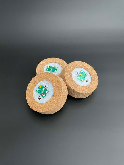 Terrarium cork with LED light 