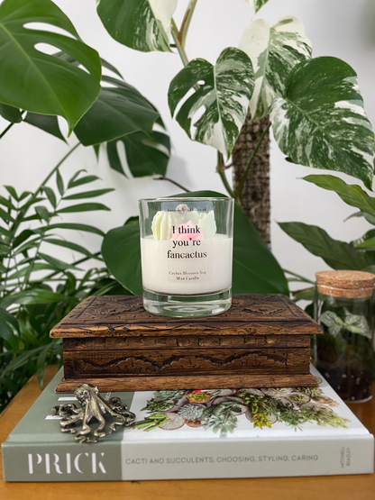For Loved Ones Cacti and Succulents Terrarium Candle - Cactus Blossom