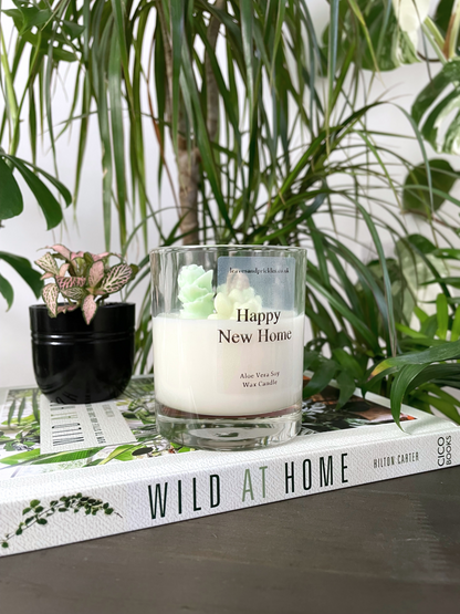 New Home Cacti and Succulents Terrarium Candle - Aloe Vera