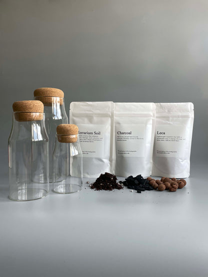 Bottle Terrarium Kit Bundle - S/M/L